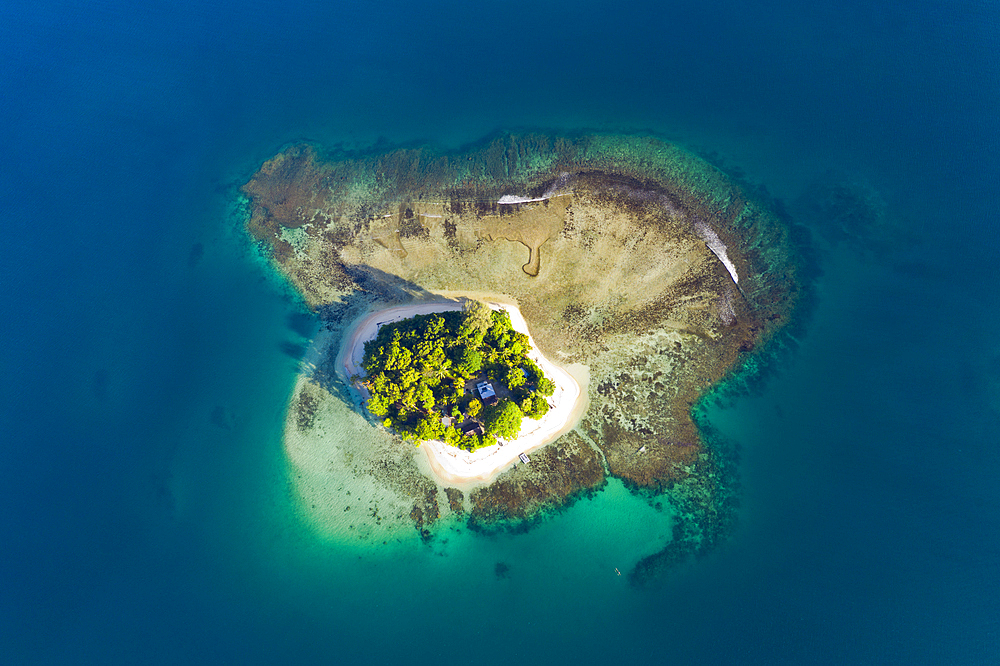 Aerial View of Islands of Balgai Bay, New Ireland, Papua New Guinea