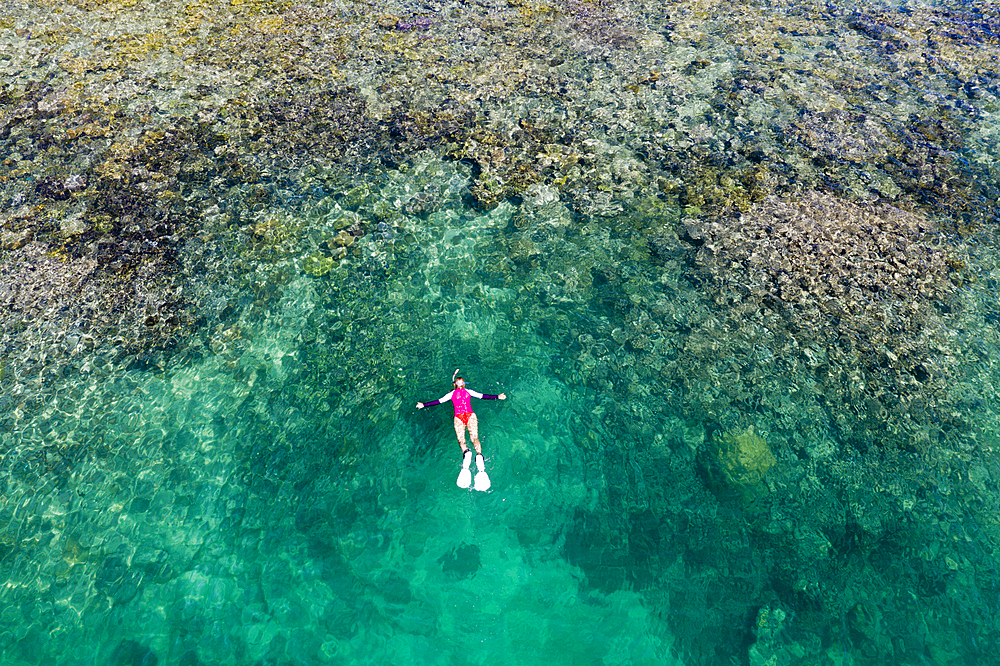 Snorkeling at House Reef of Lissenung, New Ireland, Papua New Guinea