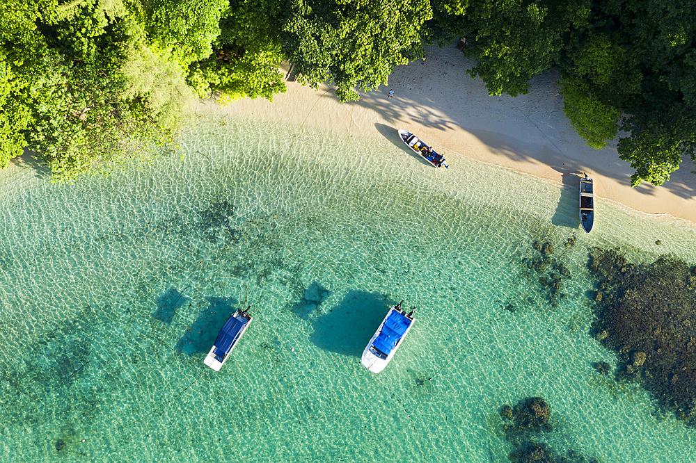 Aerial View of Lissenung Island, New Ireland, Papua New Guinea