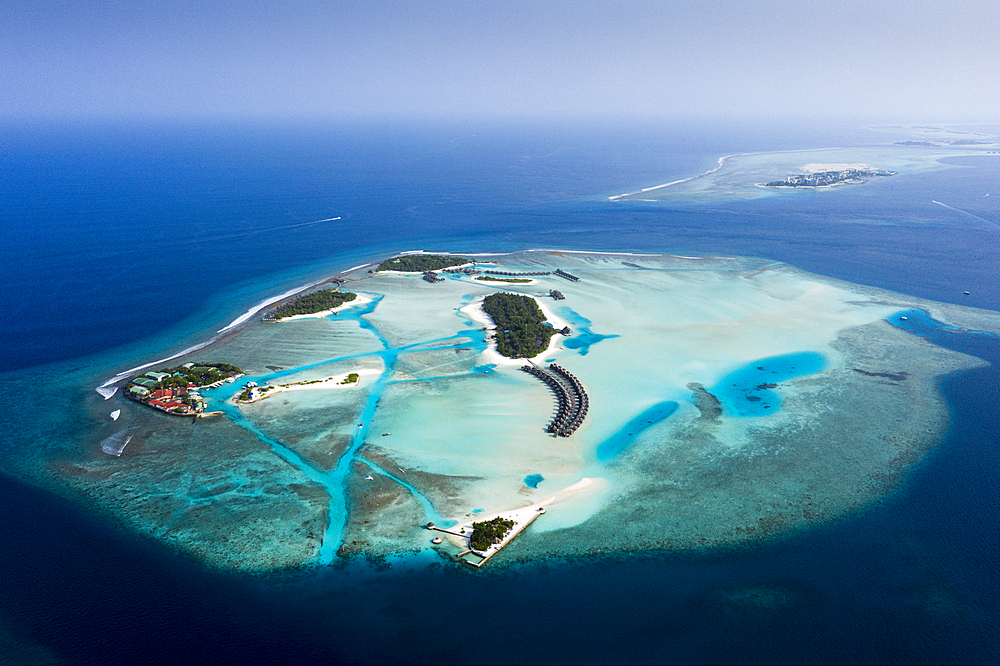 Vacation Island Dhigufinolhu and Veligandu, South Male Atoll, Indian Ocean, Maldives