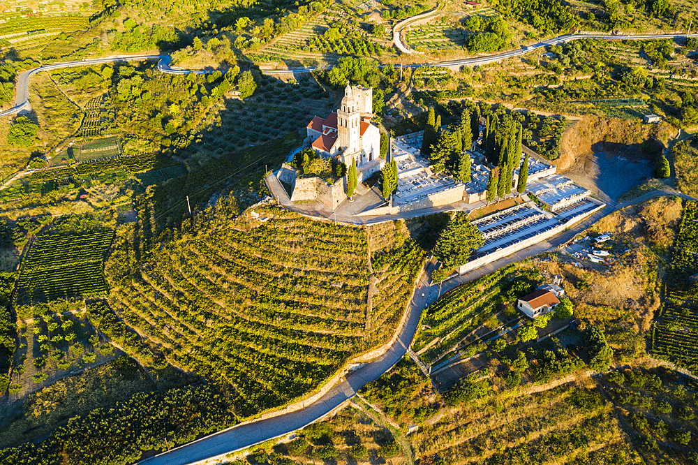 Church of Saint Nicholas at Komiza, Vis Island, Mediterranean Sea, Croatia