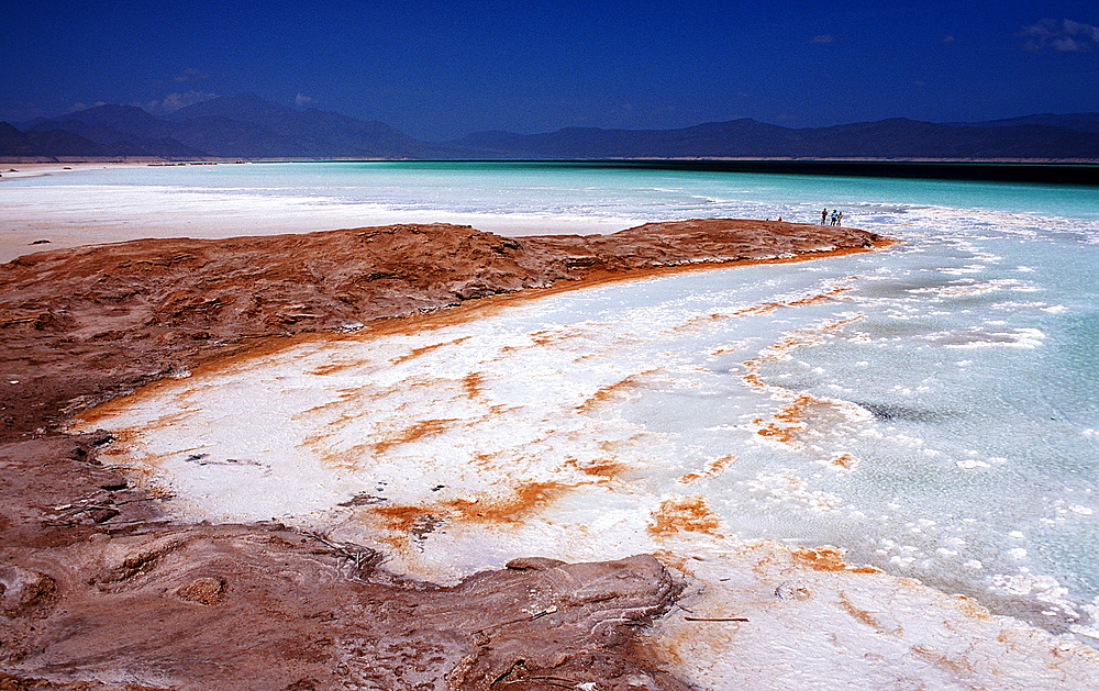 Lac Assal, Lake Assal, Djibouti, Djibuti, Africa, Afar Triangle