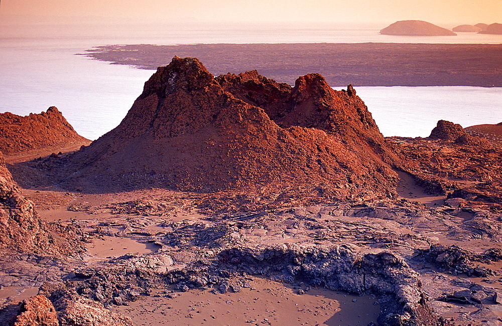 Volcano on the Galapagos island Bartholom?, Bartholomew, Ecuador, South America, Gal?pagos, Galapagos, Island, Pacific Ocean