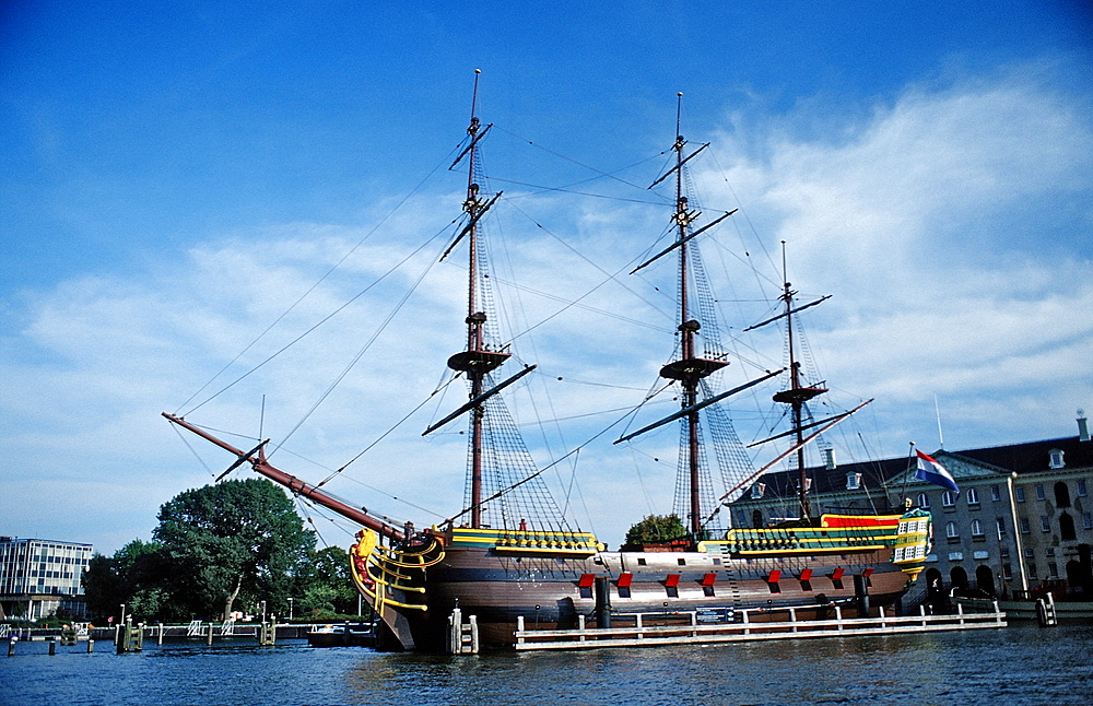 Sailing-ship Amsterdam, Amsterdam, The Netherlands (Holland), Europe