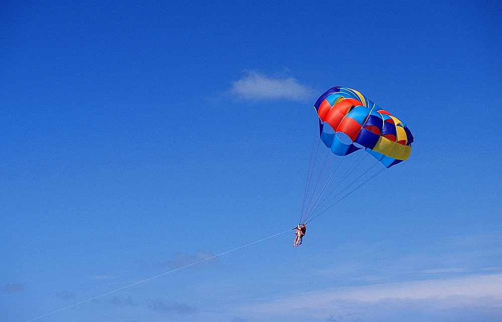 Parasailing, Punta Cana, Dominican Republic, West Indies, Caribbean, Central America