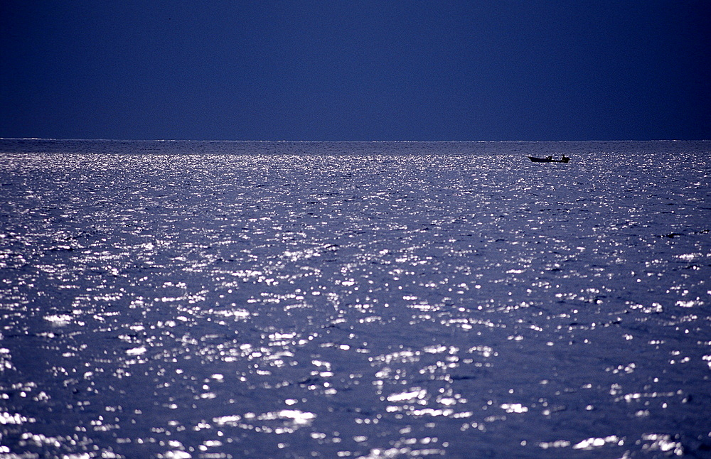 Water reflection, Caribbean Sea, Dominican Republic, West Indies, Caribbean, Central America