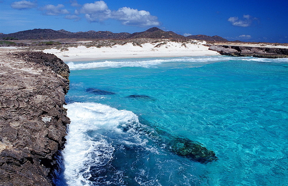 Playa Chikitu Coast, Netherlands Antilles, Bonaire, Caribbean Sea, Washington Slagbaai National Park, Playa Chikitu