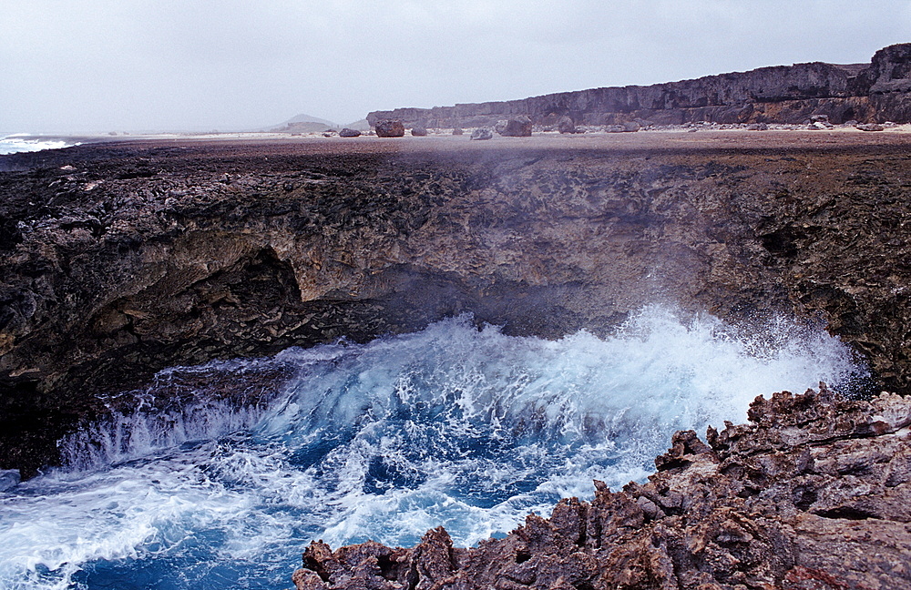 Surging billows, Netherlands Antilles, Bonaire, Caribbean Sea, Washington Slagbaai National Park, Suplad?