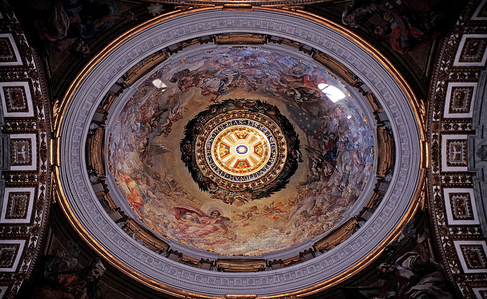 Vatican Dome Interior, Italy, Rome, Vatican City