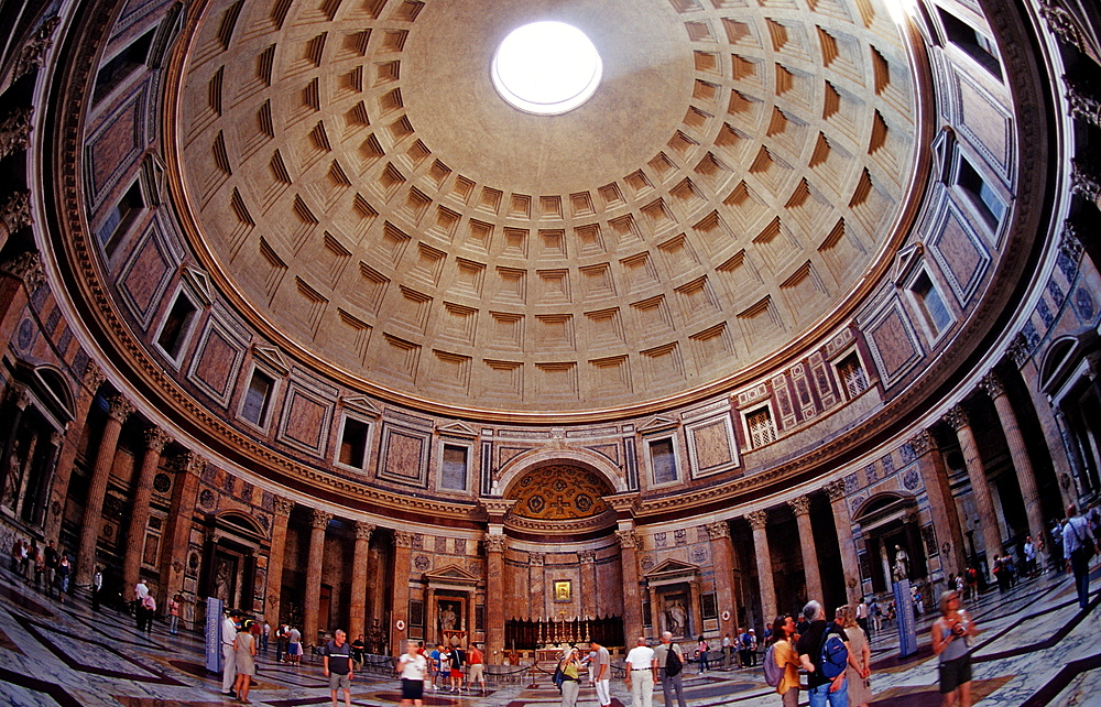 Pantheon, Italy, Rome, Piazza della Rotonda