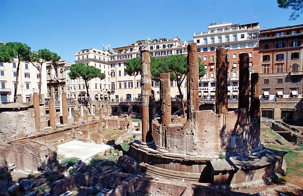 The sacred area of Largo Argentina, Italy, Rome