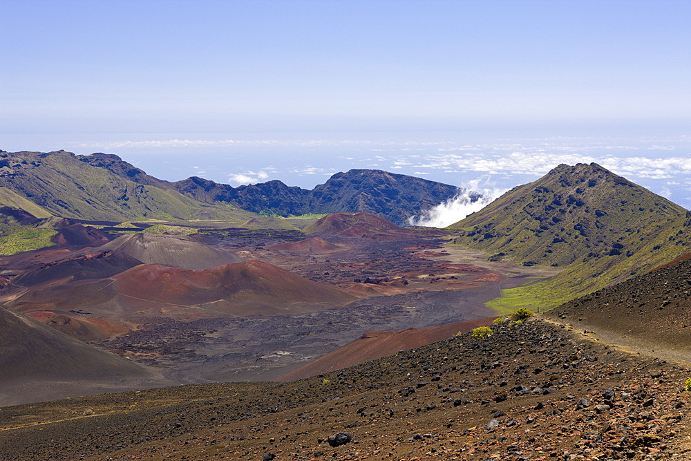 Crater of Haleakala Volcano, Maui, Hawaii, USA