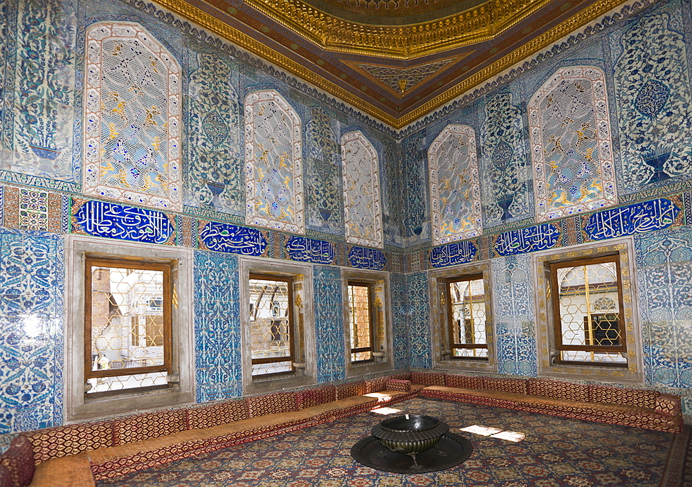 Rooms of Crown Prince at Harem of Topkapi Palace, Istanbul, Turkey