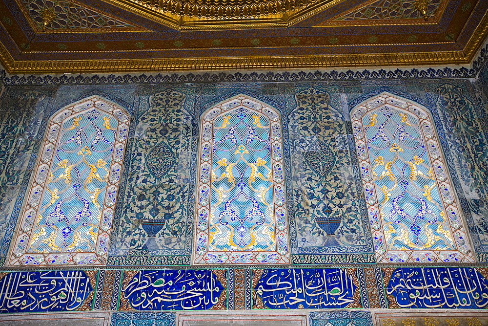 Stained-glass Windows at Harem of Topkapi Palace, Istanbul, Turkey