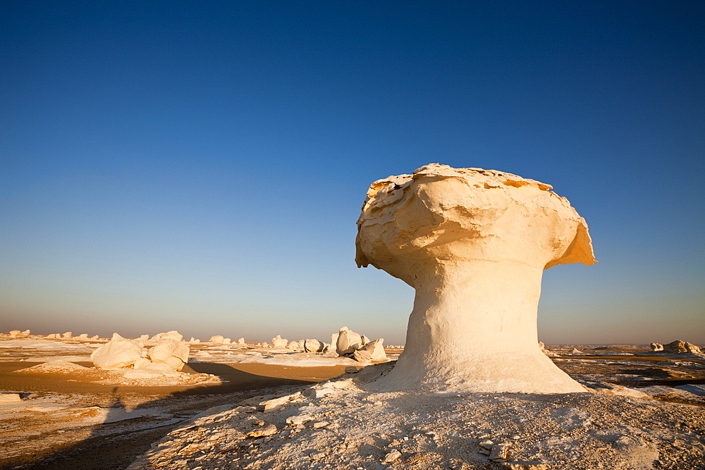 Landscape in White Desert National Park, Libyan Desert, Egypt