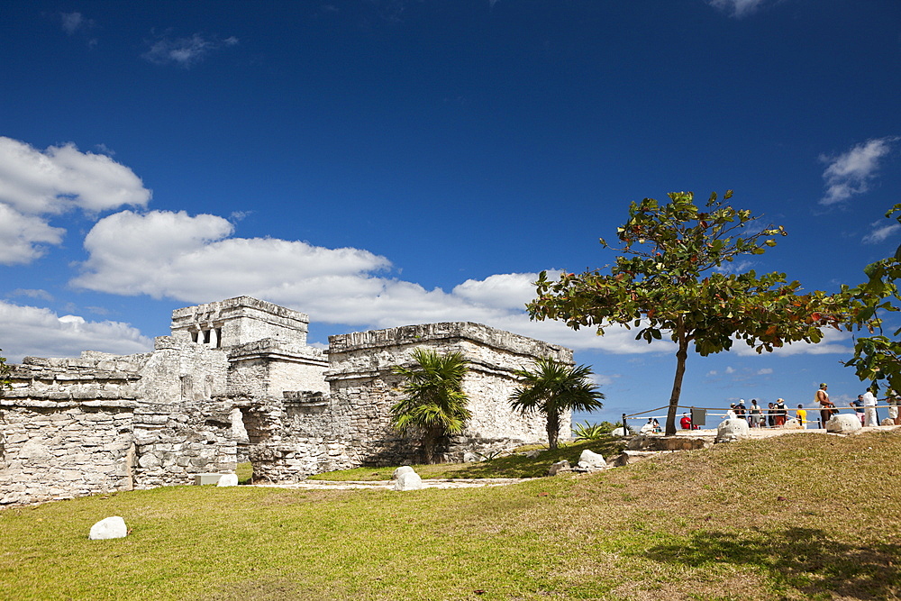 Maya Ruines el Castillo of Tulum, Riviera Maya, Yucatan Peninsula, Mexico