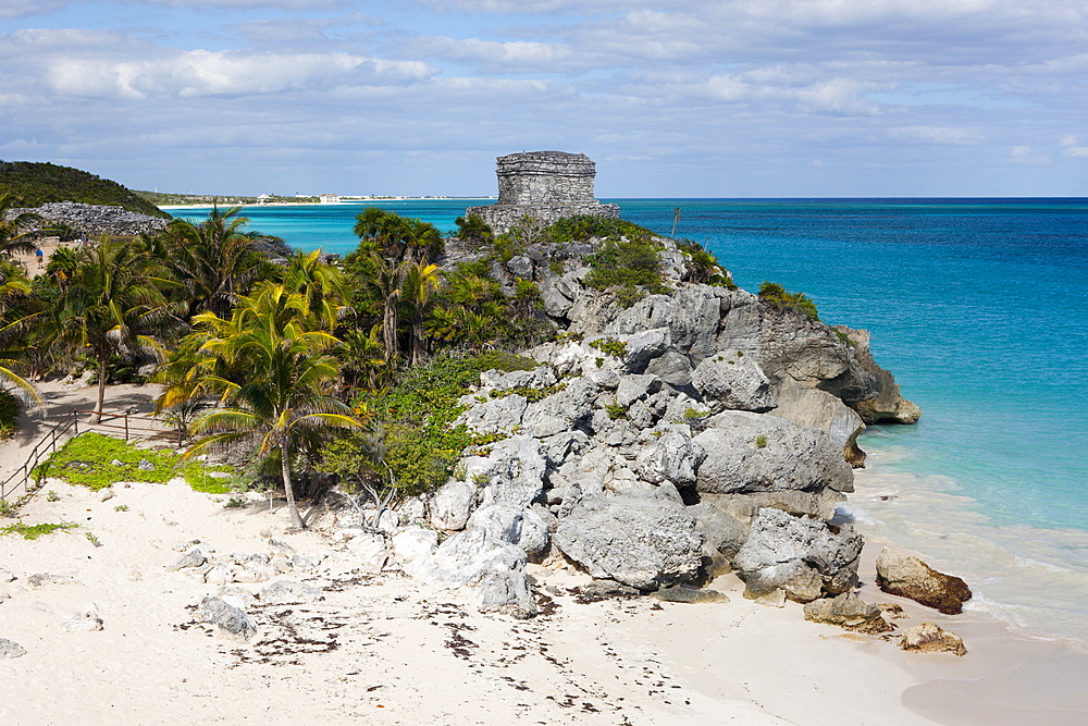 Maya Ruines el Castillo of Tulum, Riviera Maya, Yucatan Peninsula, Mexico