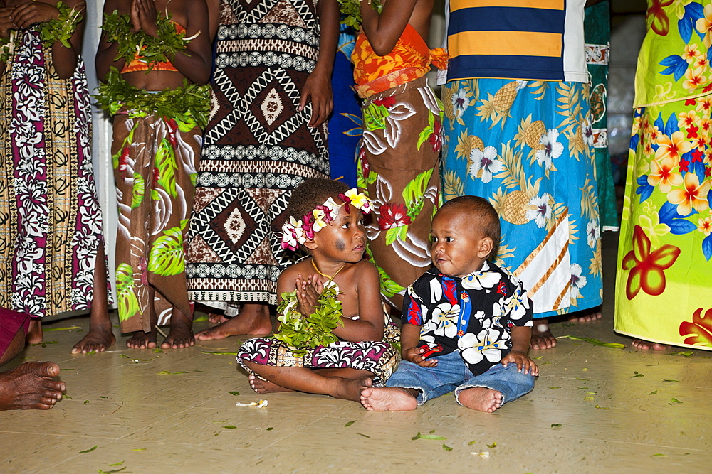 Local Fijian children, Makogai, Lomaviti, Fiji, Pacific