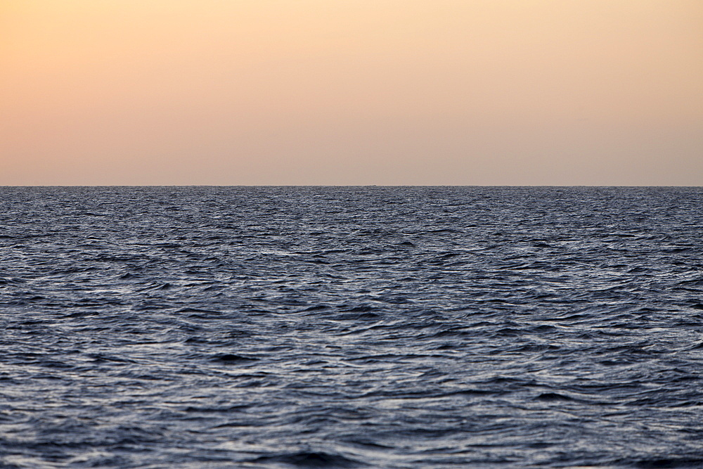 Calm ocean, Silver Bank, Atlantic Ocean, Dominican Republic, West Indies, Central America