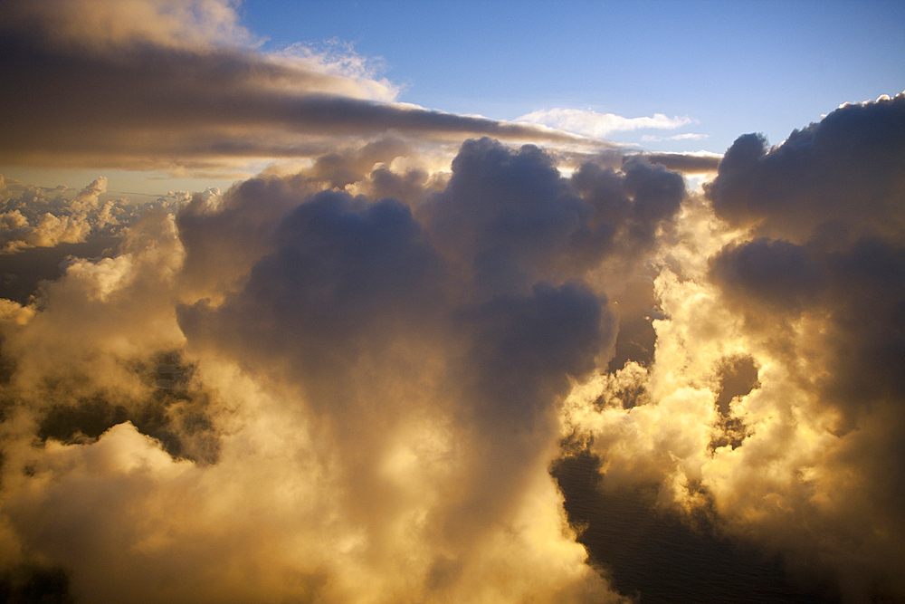 Clouds in Sunrise, Caribbean, Dominica