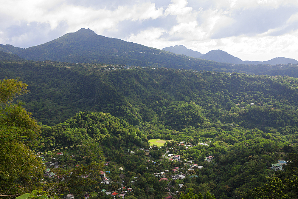 Landscape close to Roseau, Caribbean, Dominica