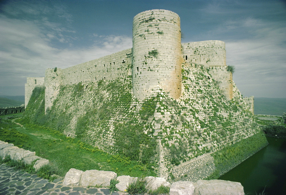 Krak des Chevaliers, Crusader Castle, Syria, Middle East