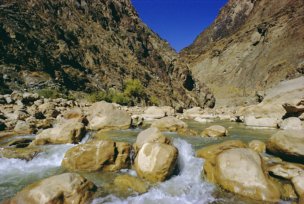 River in the Khyber Pass, Afghanistan