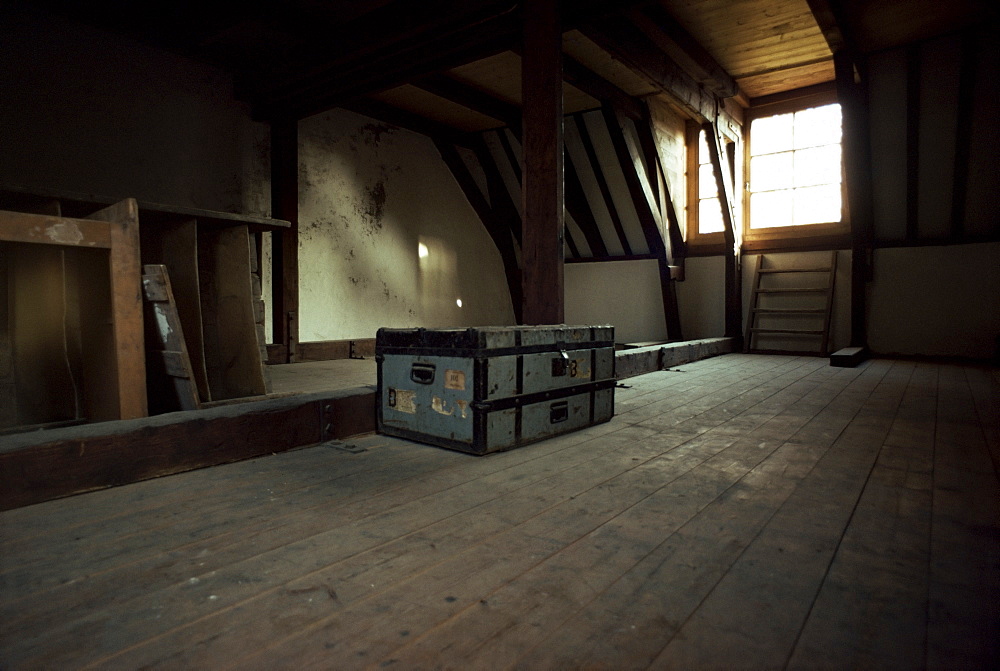 The attic of Anne Frank House, Amsterdam, Holland, Europe