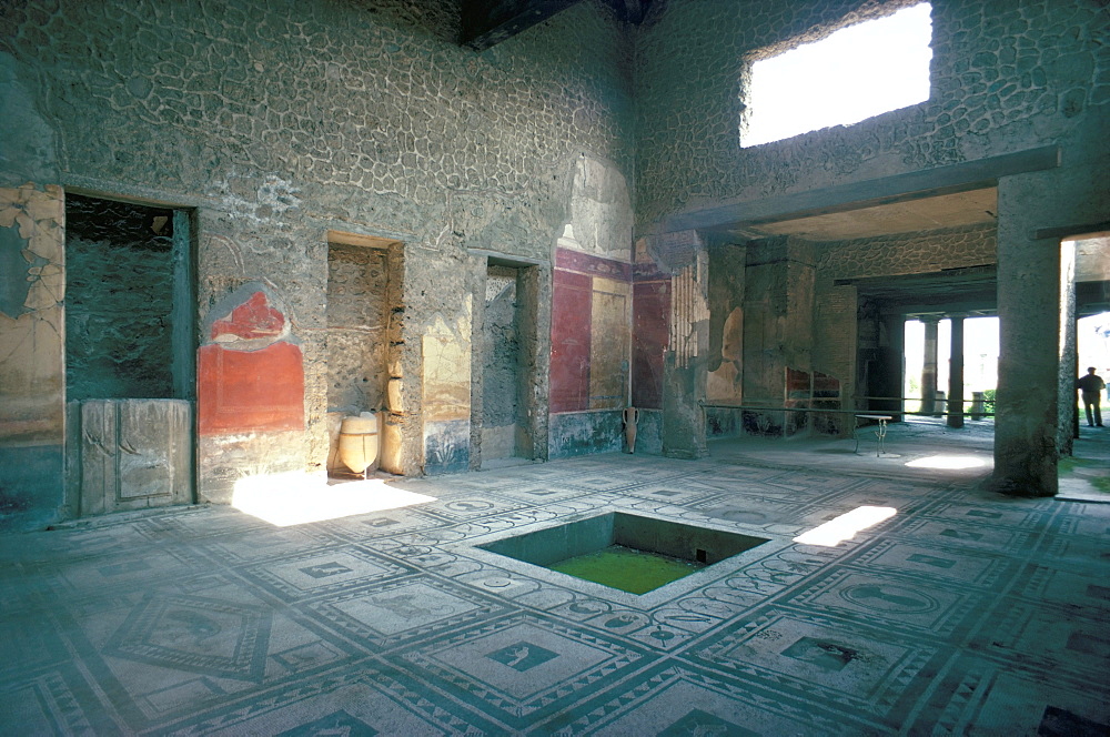 Politician's house, Pompeii, Campania, Italy, Europe