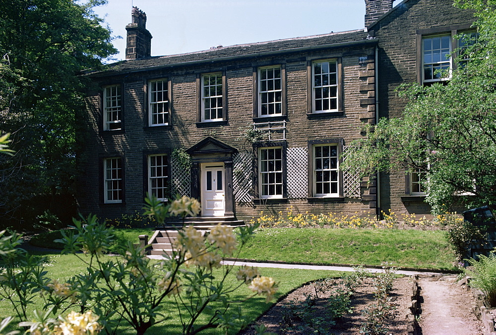 Bronte vicarage (parsonage), Haworth, Yorkshire, England, United Kingdom, Europe