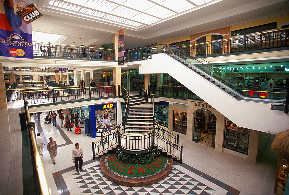 Ecuador's capital and second largest city Quicentro one of Quito's newest high-end shopping malls, near Parque la Carolina, Quito, Ecuador