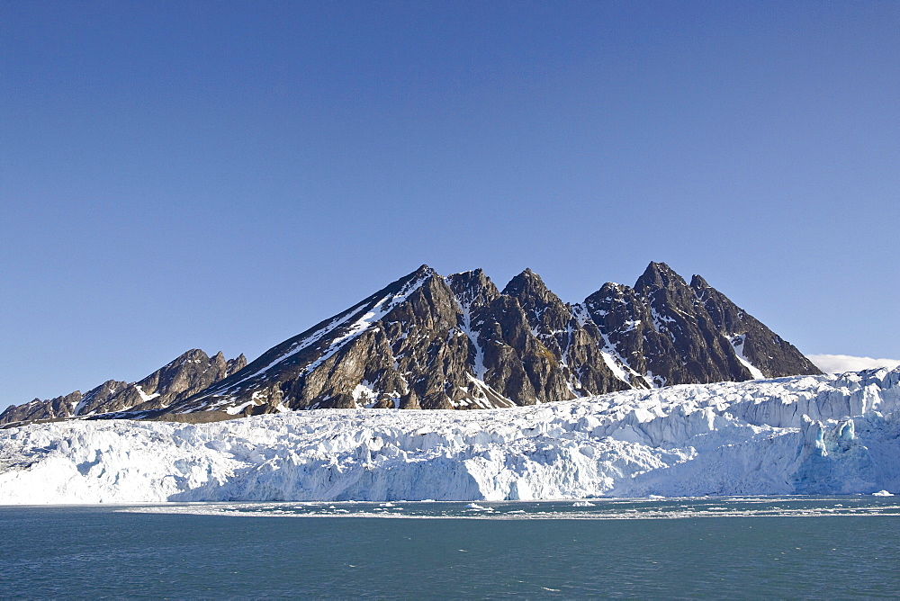 Monaco Glacier, Svalbard Islands, Arctic, Norway, Europe