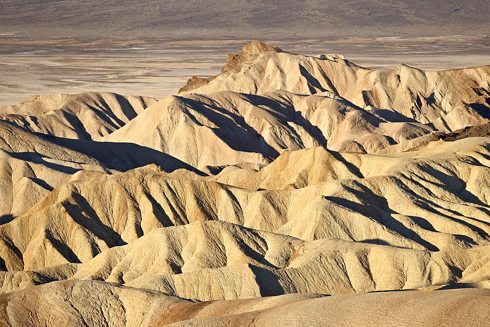 Badlands at Zabriskie Point, Death Valley National Park, California, United States of America, North America