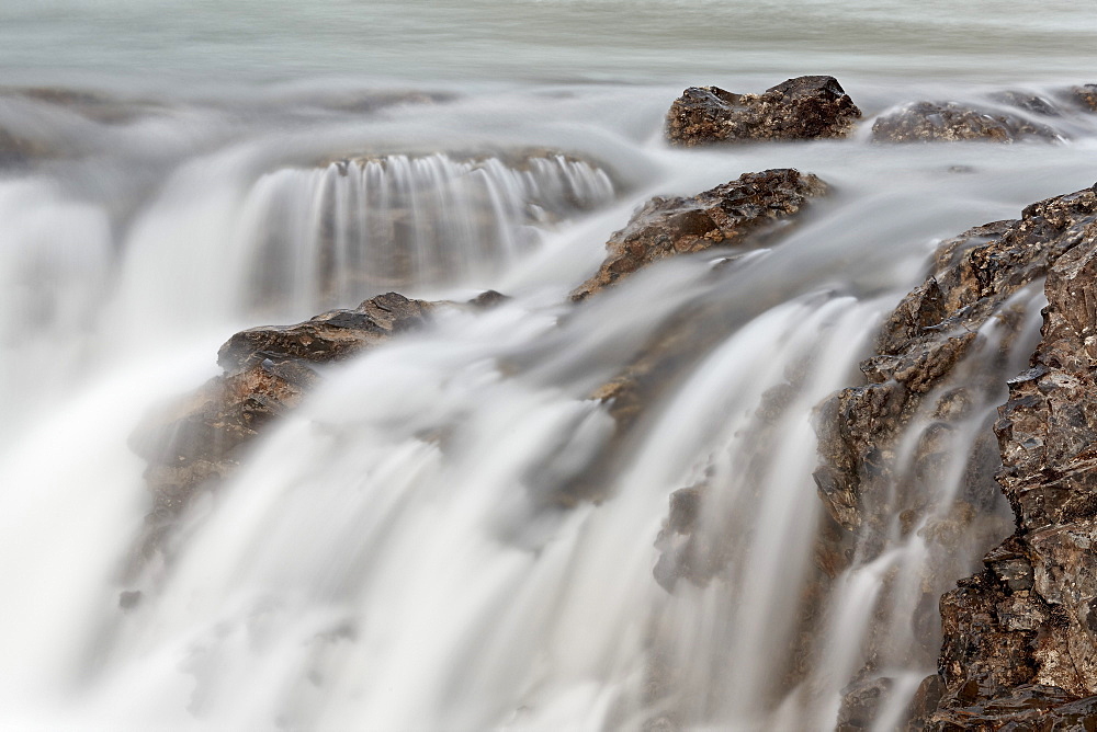 Falls on the Kicking Horse River, Yoho National Park, UNESCO World Heritage Site, British Columbia, Canada, North America