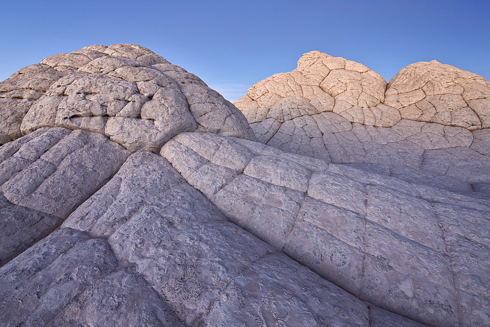 Brain Rock at dusk, White Pocket, Vermilion Cliffs National Monument, Arizona, United States of America, North America