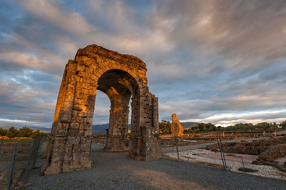 Roman site of Caparra, Caceres, Extremadura, Spain, Europe 