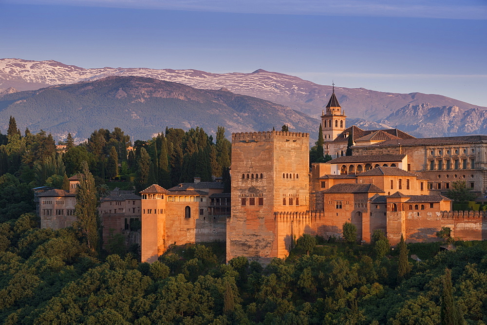 Alhambra, UNESCO World Heritage Site, Granada, province of Granada, Andalucia, Spain, Europe