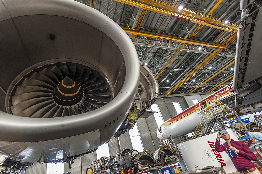 Iberia maintenance facility, Madrid, Spain, Europe