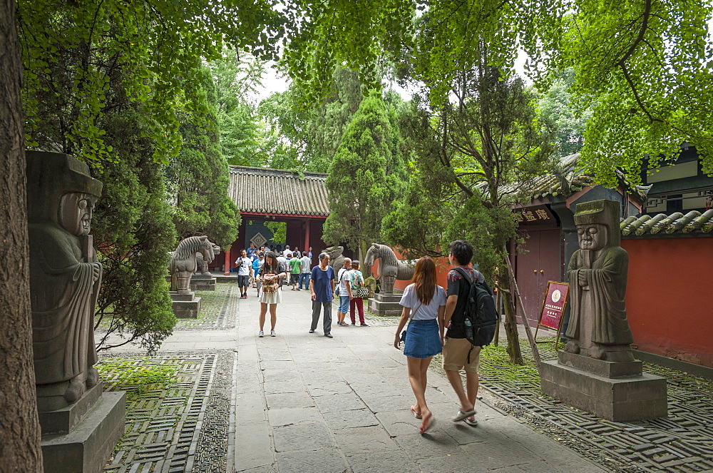 Wuhou Temple, Chengdu, Sichuan Province, China, Asia