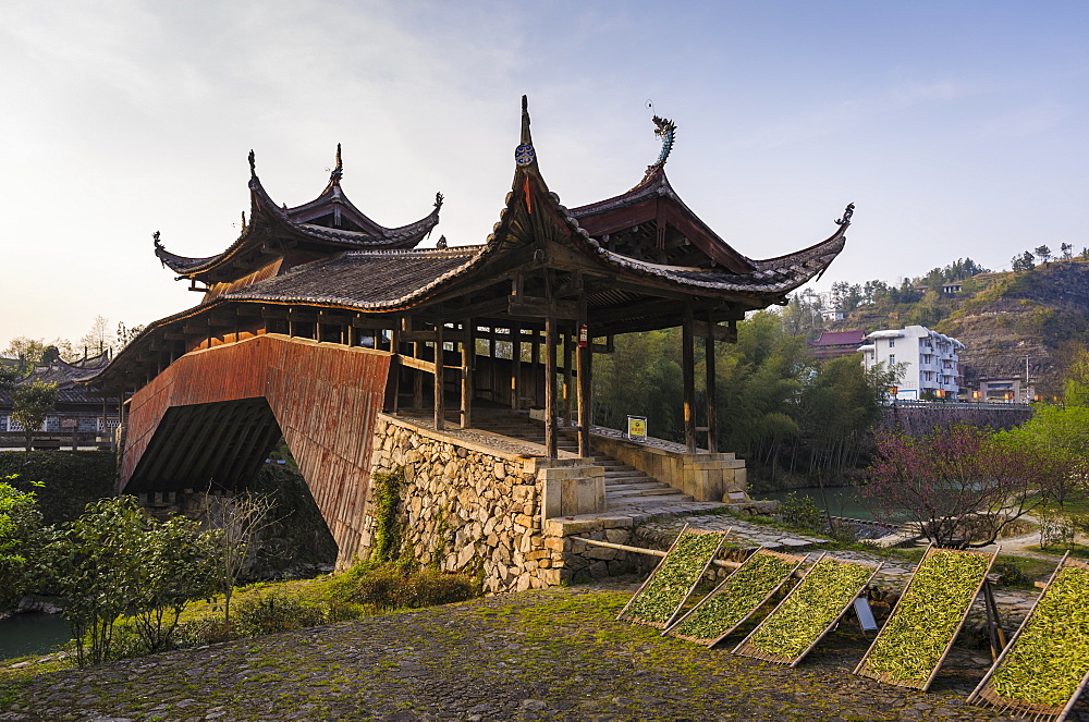 Xidong Bridge in Sixi, Taishun, Zhejiang province, China, Asia