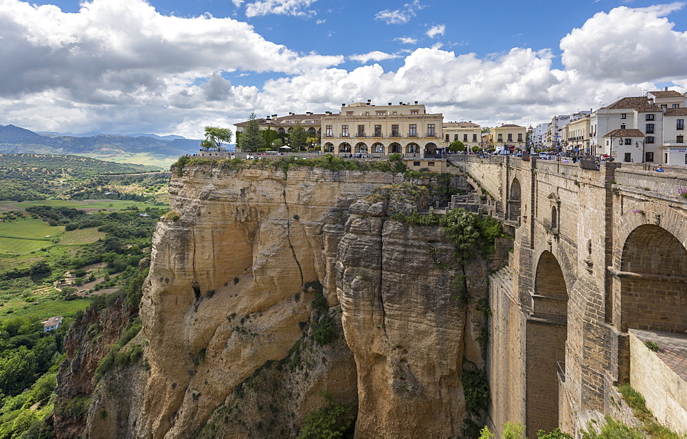 Puente Nuevo in Ronda, province of Malaga, Andalusia, Spain, Europe