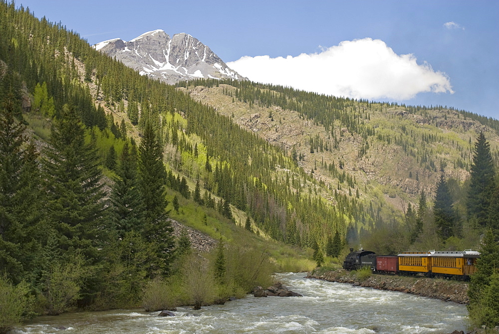 Durango & Silverton Train, Colorado, United States of America, North America