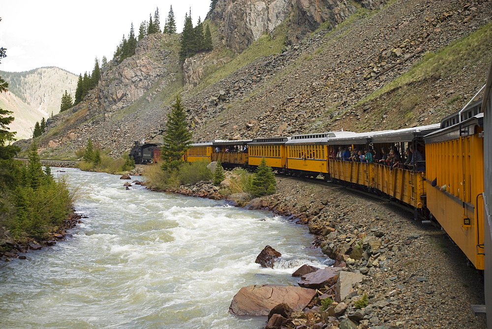 Durango & Silverton Train, Colorado, United States of America, North America