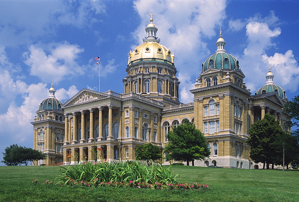 Iowa State Capitol, Des Moines, Iowa, United States of America, North America