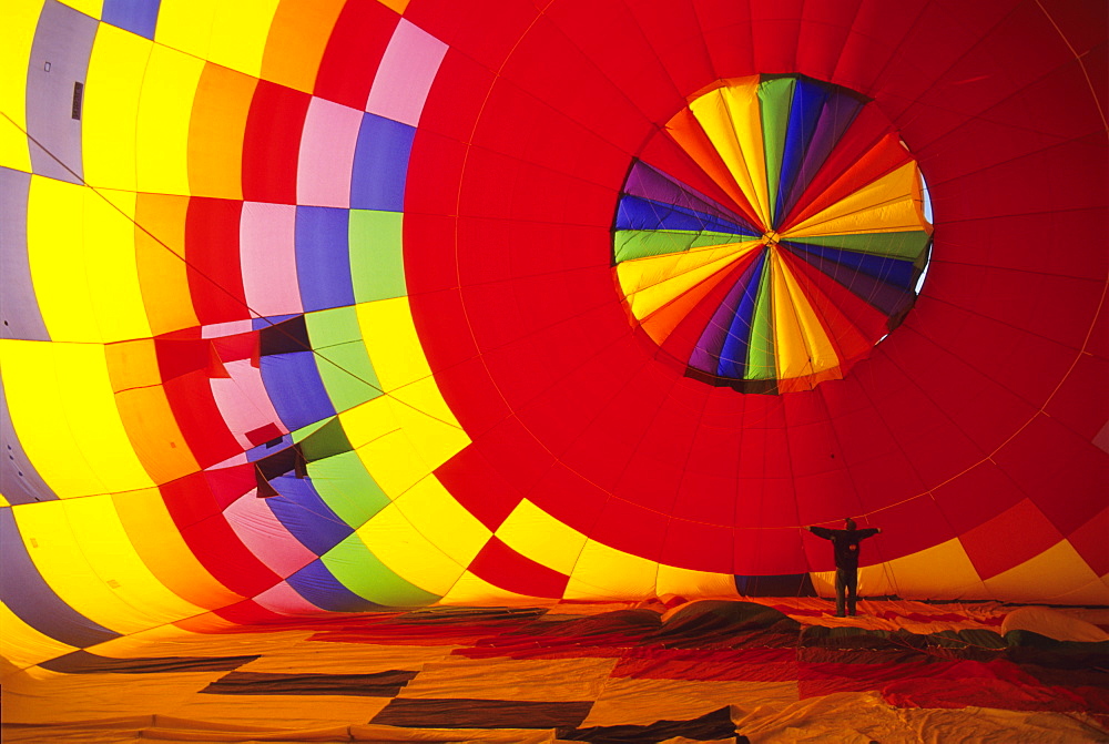 Hot air balloon, Albuquerque, New Mexico, United States of America, North America