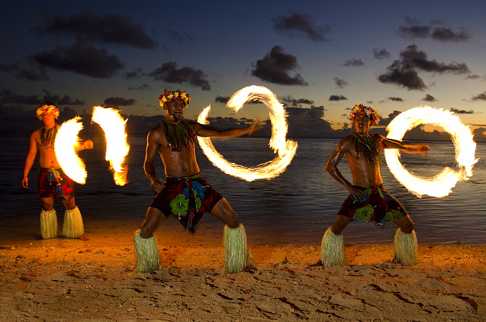 Fire Dance, Viti Levu, Fiji, Melanesia, Oceania, Pacific Islands, Pacific