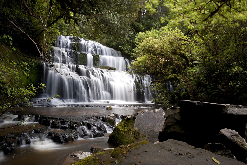 Purakaunui Falls, Southland, South Island, New Zealand, Pacific