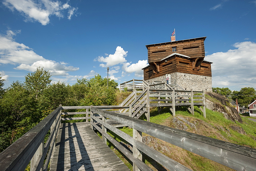 Petit-Sault Blockhouse PHS, Edmundston, New Brunswick, Canada, North America