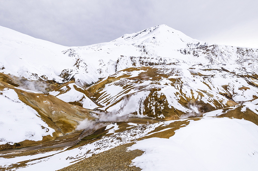 Hveradalir geothermal area, Iceland, Polar Regions 