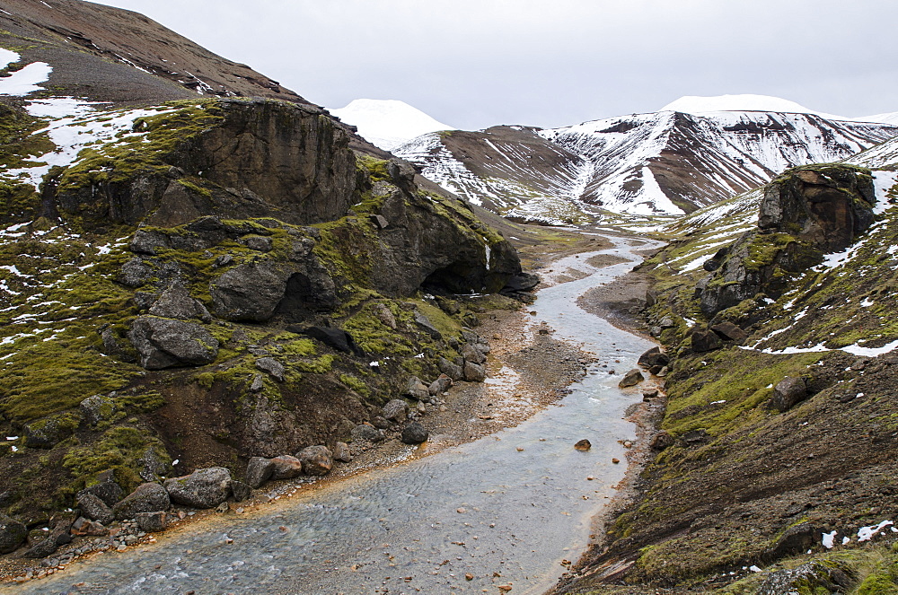 Kerlingarfjoll Highland Resort, Hveradalir, Iceland, Polar Regions 